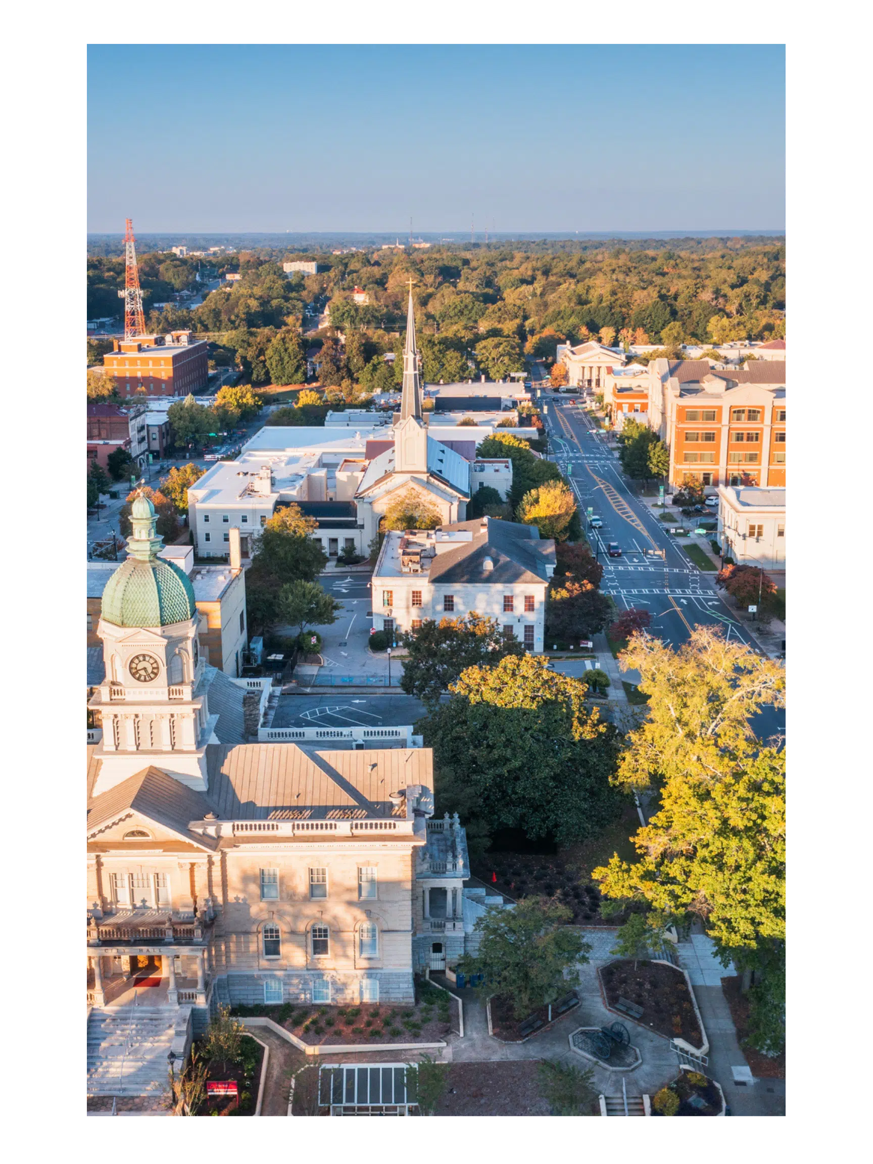 image of a university campus that requires logistics management